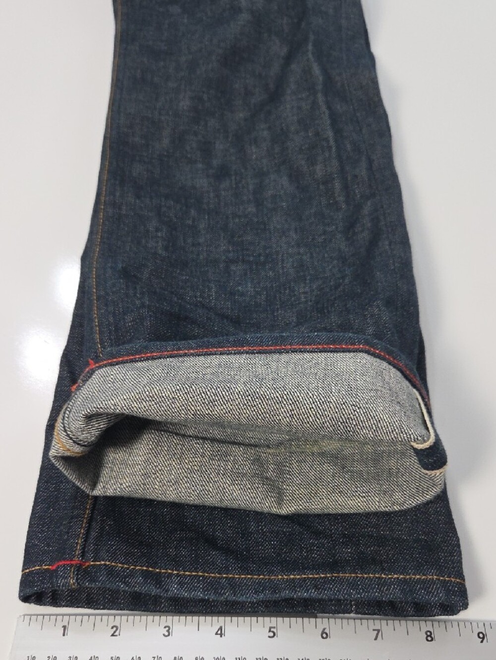 Gustin Dark Indigo Straight-Leg Men's Jeans 36 - Picture 10 of 11